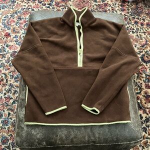 Donni Fleece Quarter Zip Sweatshirt